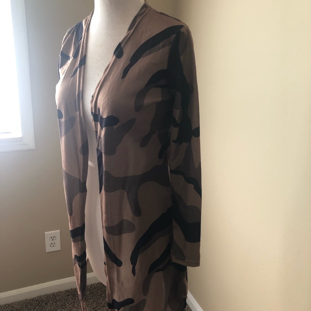 🐾Host Pick 10/23🐾Camouflage Cardigan - Picture 2 of 3